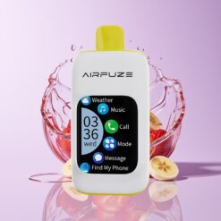 Hungary Wholesalers AirFuze Smart 30000 Füst Szamóca Banán 5% Nikotin 900mAh Type-C TFT eper banán