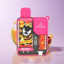 Hungary Wholesalers Aivono Aim Tank 9500 Puff Cseresznye Sárgadinnye 18ml 650mAh LCD cseresznye sárgadinnye
