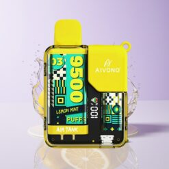 Hungary Wholesalers Aivono Aim-Tank 9500 Puffs Citrom Menta 18ml 650mAh LCD 1.2ohm Mesh citrommenta