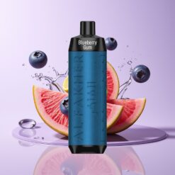 Hungary Wholesalers Al Fakher Crown Bar 8000 Crystal Kékáfonya Rágógumi USB-C 600mAh 18ml áfonyás gumicukor