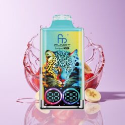 Hungary Wholesalers Fumot Leopard 40000 Puffs Eper Banán 0% 2% 3% 5% Nicotine Dual Mesh 700mAh Type-C eper banán