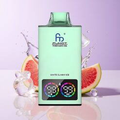 Hungary Wholesalers Fumot Tornado 35000 Fehér Gumicukor Jég Dual Mesh RGB USB-C fehér gumiszerű jég