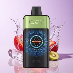 Hungary Wholesalers IGET ONE 12000 Puffs Egszerhasználatos Vape Eper-Kiwijég 2700mAh Képernyő epres kivi jég