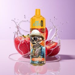 Hungary Wholesalers JNR Alien 10000 Szamócás Cukorka Jég 850mAh RGB LED Type-C epres cukorka jég