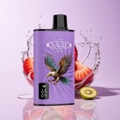 Hungary Wholesalers JNR EAGLE Smart 23000 Puffs Eper-Kiwi Digitális Kijelző 1.0ohm Mesh Coil Beállítható Légáramlás epres kivi