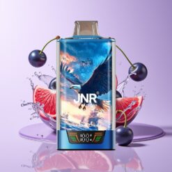 Hungary Wholesalers JNR Falcon Pro 28000 Kék Málna Cseresznye 5% Nikotin Dual Mesh Coil USB-C kék razz cseresznye