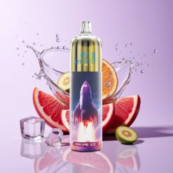 Hungary Wholesalers JNR Rocket-X 12400 Puffs Disposable Vape Szőlő Jég 1.2ohm Mesh Coil RGB Type-C szőlőjég