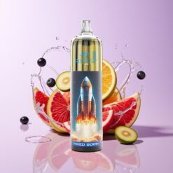 Hungary Wholesalers JNR Rocket-X 12400 Puffs Elvegyesített Bogyó Állítható Légáramlással RGB Fény 1.2ohm Mesh Coil 850mAh vegyes bogyó