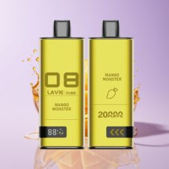 Hungary Wholesalers LAVIE Cube 20000 Puff Egyszerhasználatos Vape Mango Szörny 28ML 5% Type C mangó szörnyeteg