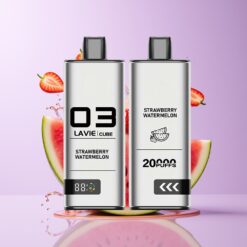 Hungary Wholesalers LAVIE Cube 20000 Szívás Eper Dinnye 28ML 5% Type C epres görögdinnye