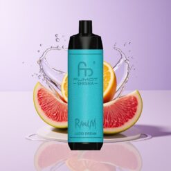 Hungary Wholesalers RandM Fumot Shisha 10000 Puffs 0.5% Nikotin 18ml LED Kékes Álom világos álom