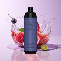 Hungary Wholesalers RandM Fumot Shisha 10000 Puffs Bogyós Menta LED Mesh Coil Type-C 0.5% Nikotin bogyós menta