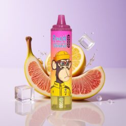 Hungary Wholesalers RandM Fumot Tornado 15000 Puffs Banán Jég Mesh LCD Type-C banán jég