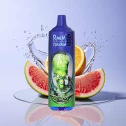 Hungary Wholesalers RandM Fumot Tornado 9000 Puffs Kék Úr Mesh Coil RGB Kijelzős 54 Ízesítés kék úr