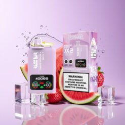 Hungary Wholesalers Razz Bar 40000 Puffs Eper Dinnye - Jég Szőlő Típusú 2% 5% Nikotin Kijelzős Mesh Coil Type-C eper görögdinnye - szőlőjég