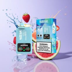 Hungary Wholesalers Razz Bar 40000 Puffs Kék Áfonya Jég-Eper Görögdinnye Buborék Rágó 1.0Ohm 2 Mesh Coil 650mAh Type-C 2%5% Nic kék razz jeges-epres görögdinnye rágógumi