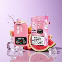 Hungary Wholesalers Razz Bar 40000 Puffs Kevert Bogyós-Görögdinyle 1.0Ohm 2 Mesh Coil Type-C 2%5% vegyes bogyók - görögdinnye jég